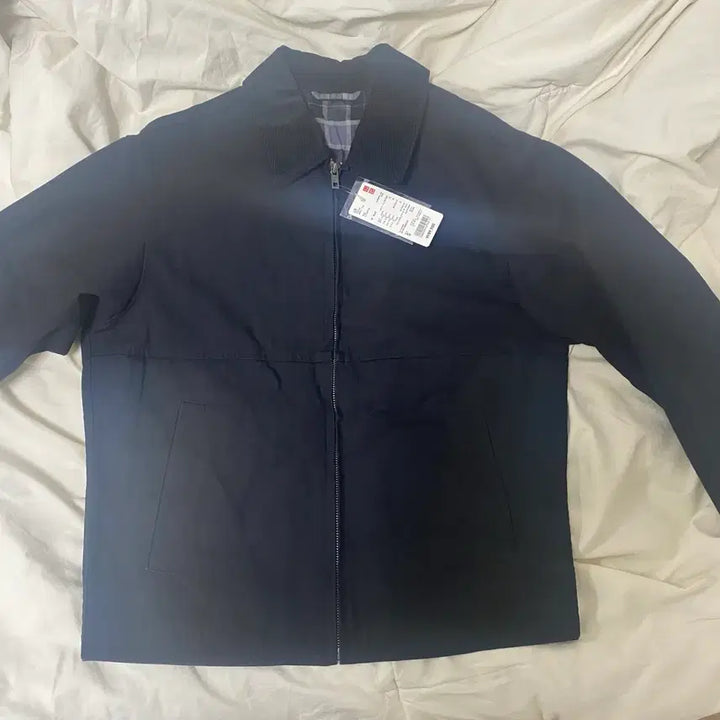 [BUNJANG] Uniqlo Blouson Jacket Black / 유니클로 블루종 블랙