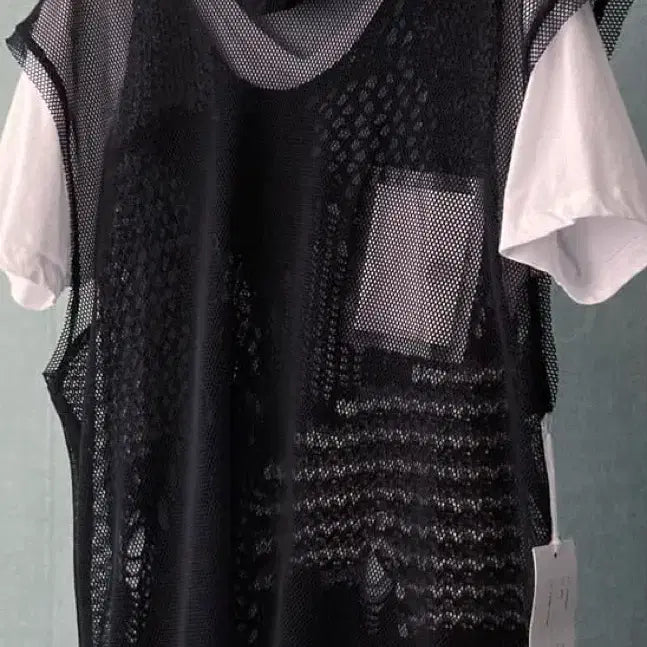 [BUNJANG] Soloist Sleeveless Mesh Top / 솔로이스트 NOT TURTLENECK SLEEVELESS 메쉬 탑 셔츠