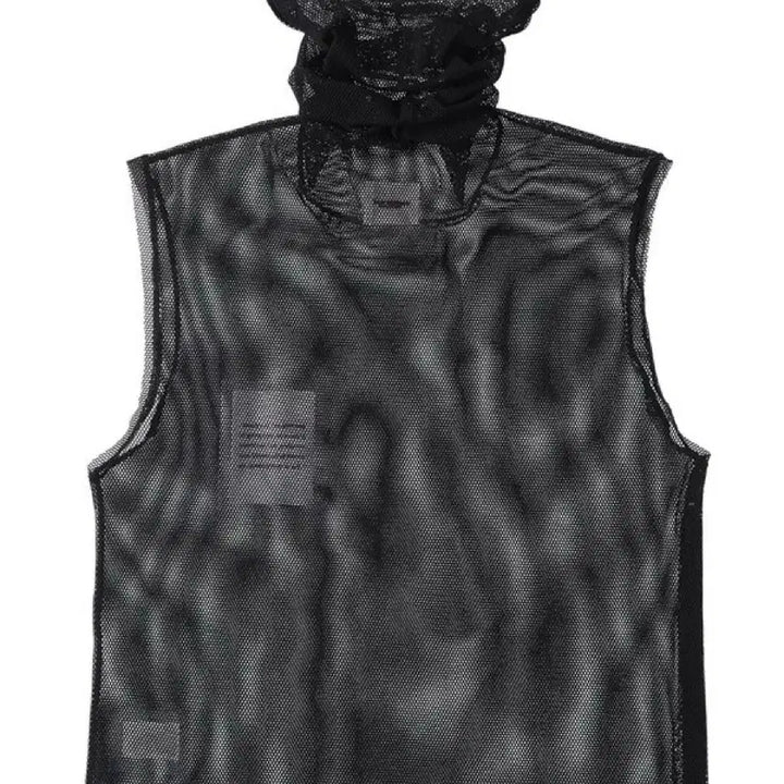 [BUNJANG] Soloist Sleeveless Mesh Top / 솔로이스트 NOT TURTLENECK SLEEVELESS 메쉬 탑 셔츠