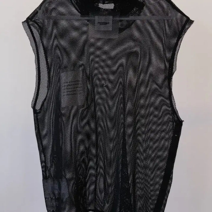 [BUNJANG] Soloist Sleeveless Mesh Top / 솔로이스트 NOT TURTLENECK SLEEVELESS 메쉬 탑 셔츠