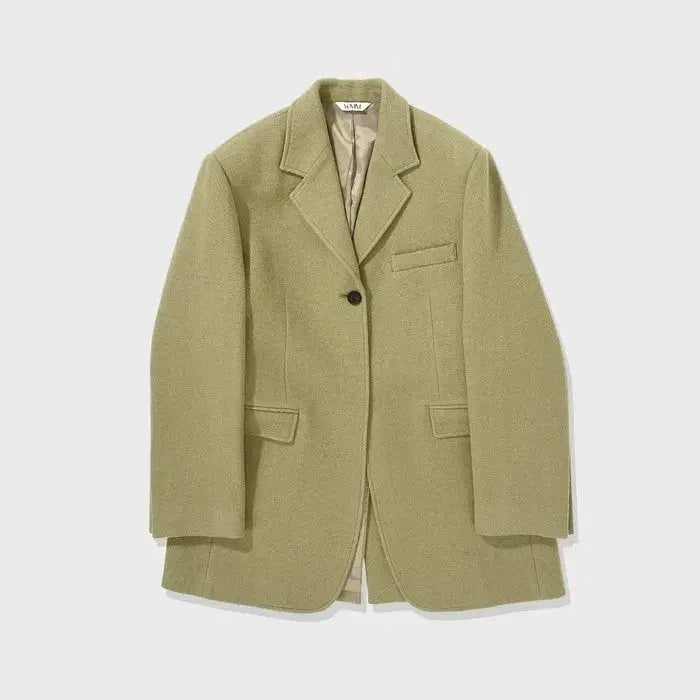 [BUNJANG] WMM Jang Won-young Light Khaki Wool Coat / wmm 스튜디오 장원영 라이트 카키 코트