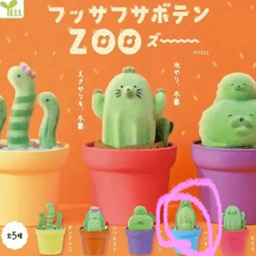 [BUNJANG] HUSAHUSA Zoo Flocked Penguin Figure / 후사후사 동물 선인장 ZOO 플로키 펭귄 가챠 피규어