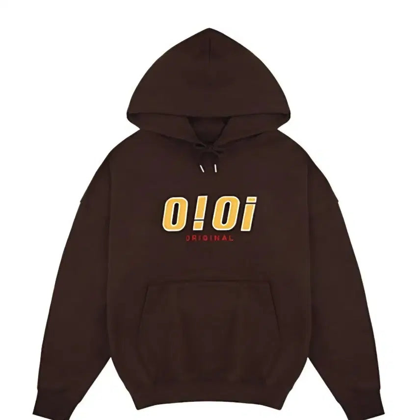 [BUNJANG] OIOI Brown Fleece Hoodie L / oioi 오아이오아이 기모후드티 브라운 L
