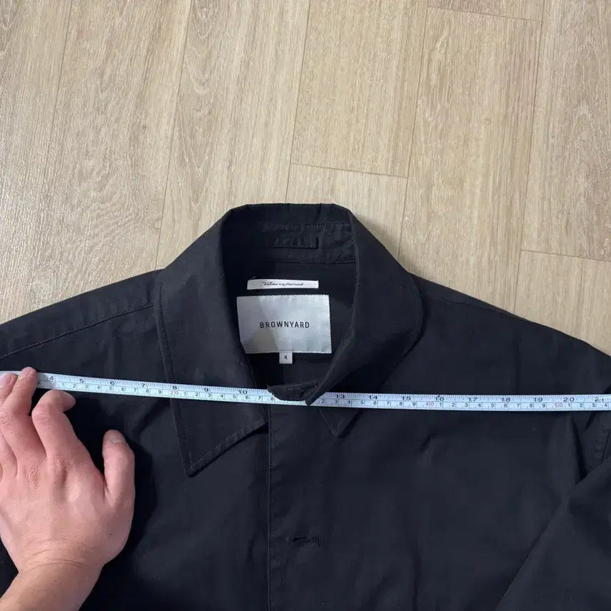 [BUNJANG] Brown Yak Blouson Shirt Black Size 4 / 브라운야드 셔츠 블루종 블랙 4사이즈