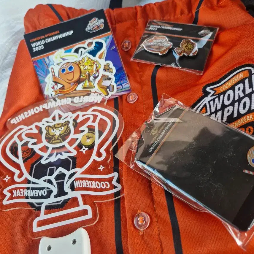 [BUNJANG] Cookie Run 2025 Championship Orange Jersey Bag / 쿠키런 2025 챔피언쉽 오렌지색 져지 가방