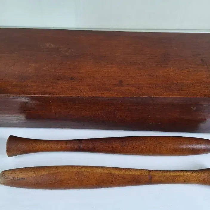 [BUNJANG] Vintage Boxwood Dodging Mallet / 근대사 수집 자료 옛날 민속품 박달나무 다듬이 방망이