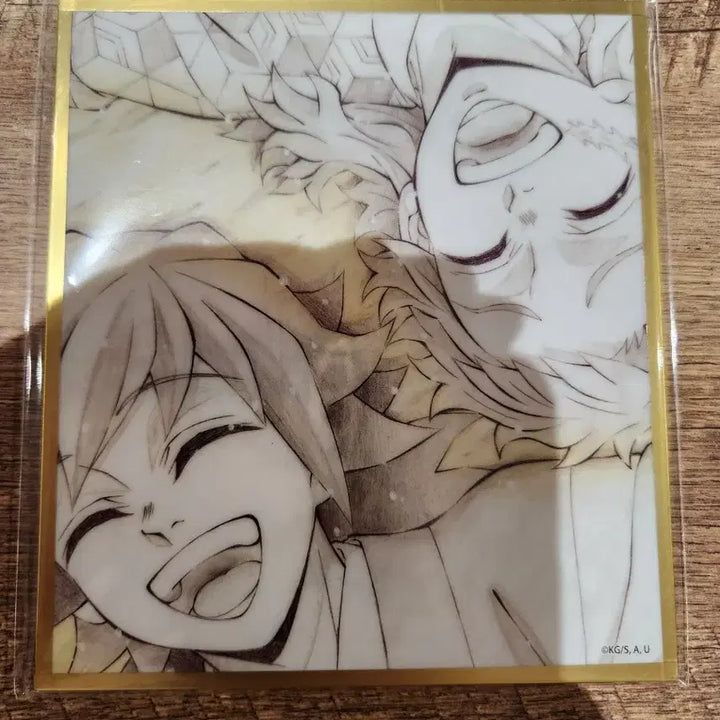[BUNJANG] Demon Slayer Acrylic Shikishi - Giyu &amp; Sabito / 귀멸의칼날 웹샵쿠지 무한성편 아크릴색지 B24 기유&amp;사비토
