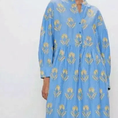 [BUNJANG] Zara Embroidered Dress / 자라 자수원피스