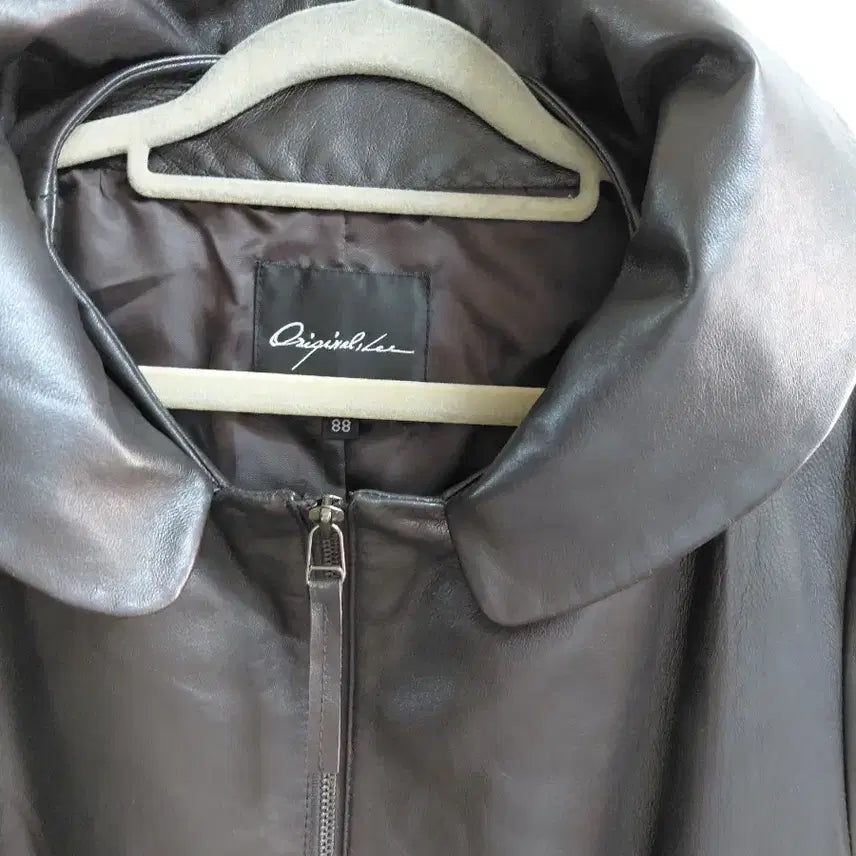 [BUNJANG] Leather Coat (Up to Size 66) / 여성가죽코트66까지