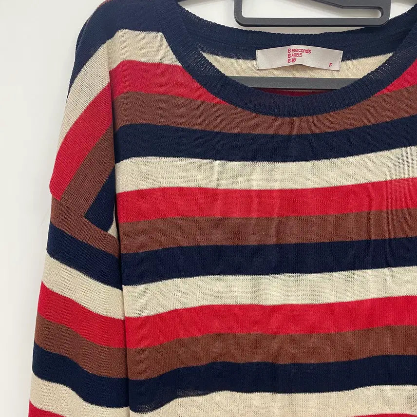 [BUNJANG] 8 Seconds Striped Knit Sweater / 에잇세컨즈 니트 FREE