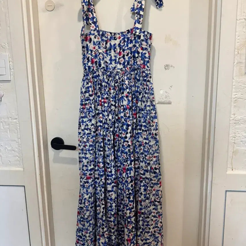 [BUNJANG] Mii Collection Tie Long Dress / 미이컬렉션 Mii collection 타이 롱원피스