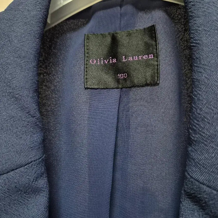 [BUNJANG] Olivia Lauren Navy Single Jacket 100 / 올리비아로렌 싱글자켓100