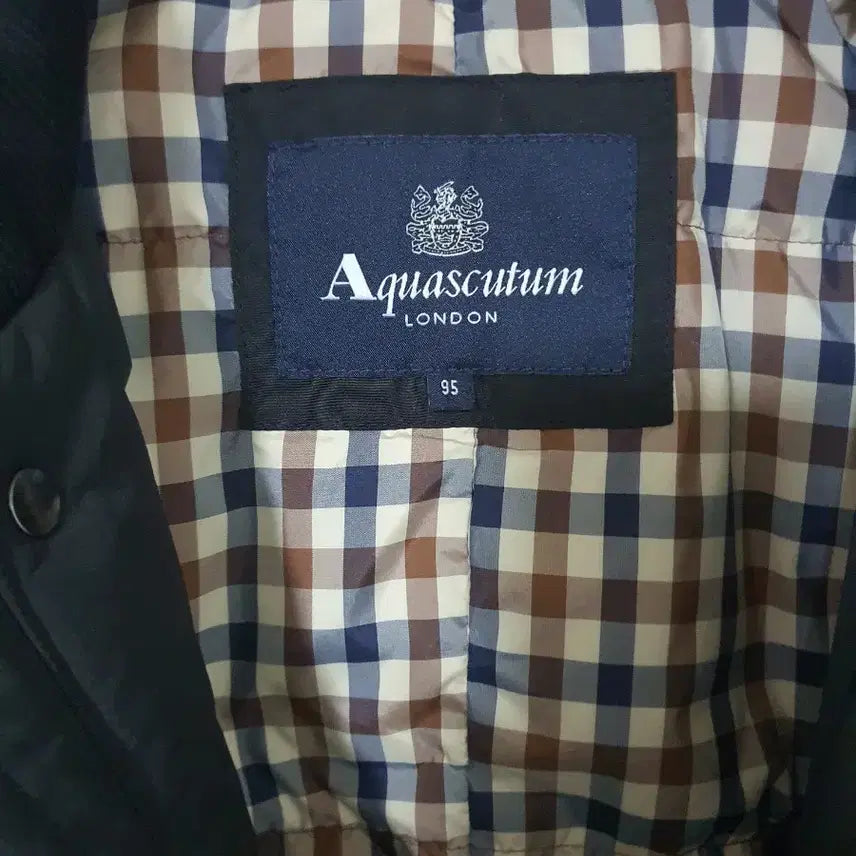 [BUNJANG] Aquascutum Hungarian Goose Down Black Coat (Size 95) / 아쿠아스큐텀 헝가리 구스 블랙 코트 95 새상품급 2025년