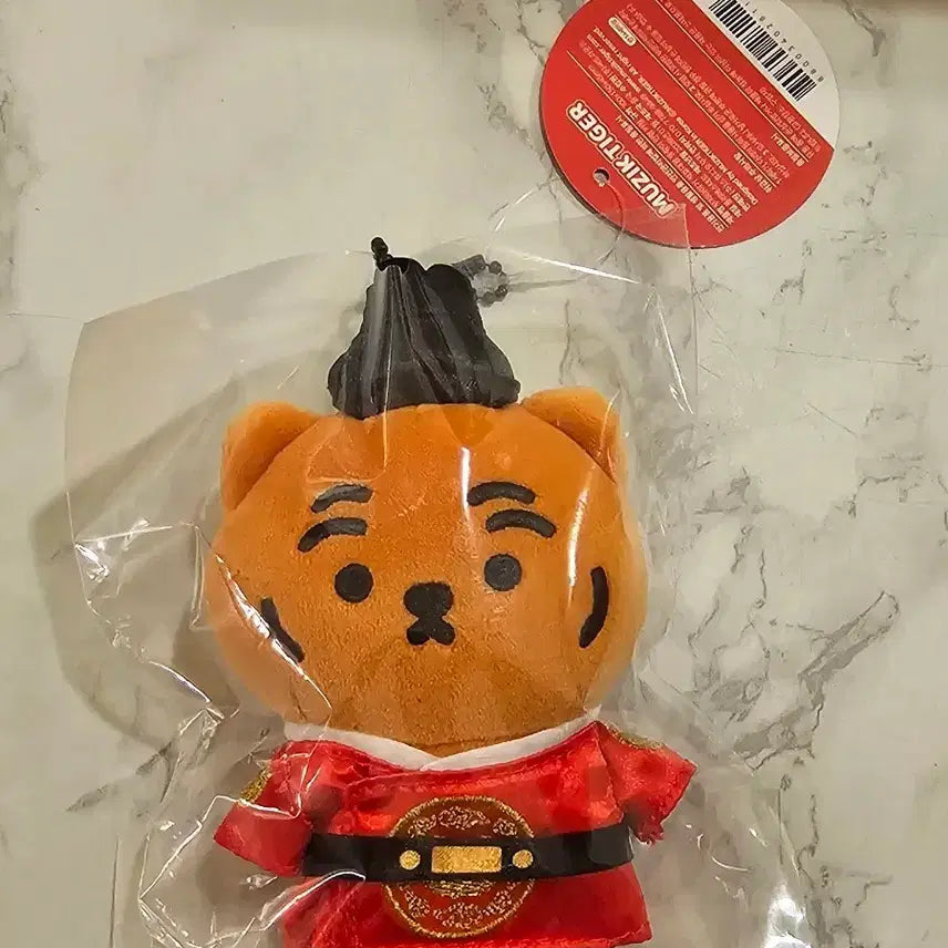 [BUNJANG] MuZikTiger Red Tiger King Doll Keyring / (새상품) 무직타이거 적호대왕 뚱랑이 인형 키링 외국인 선물