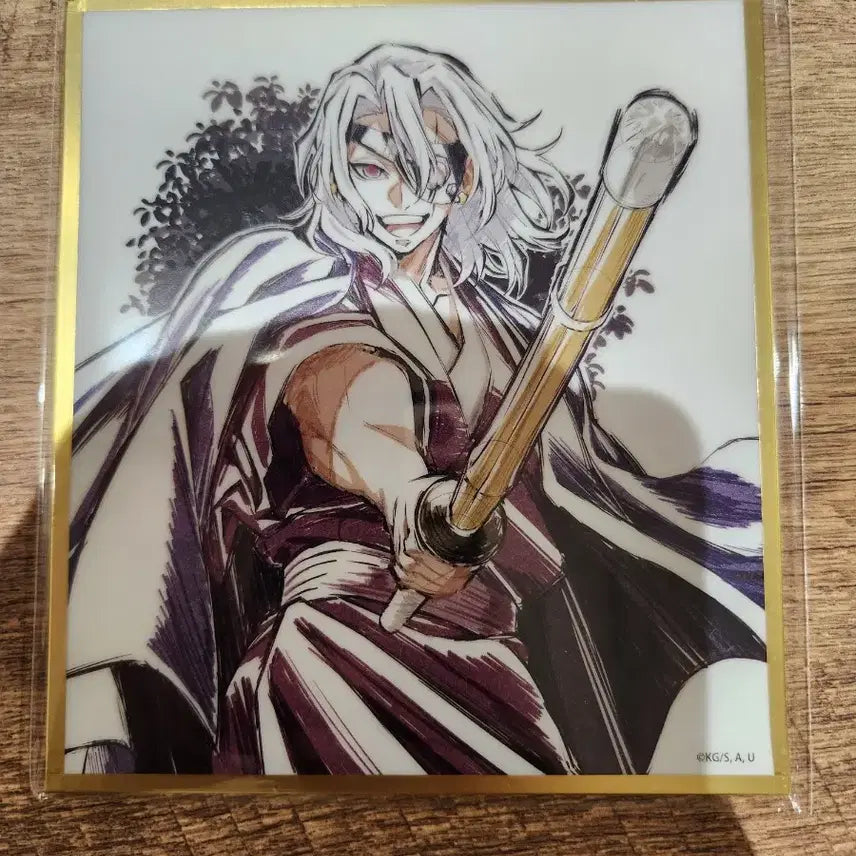 [BUNJANG] Demon Slayer Tengen Uzui Acrylic Shikishi / 귀멸의칼날 웹샵쿠지 무한성편 아크릴색지 B28 우즈이 텐겐