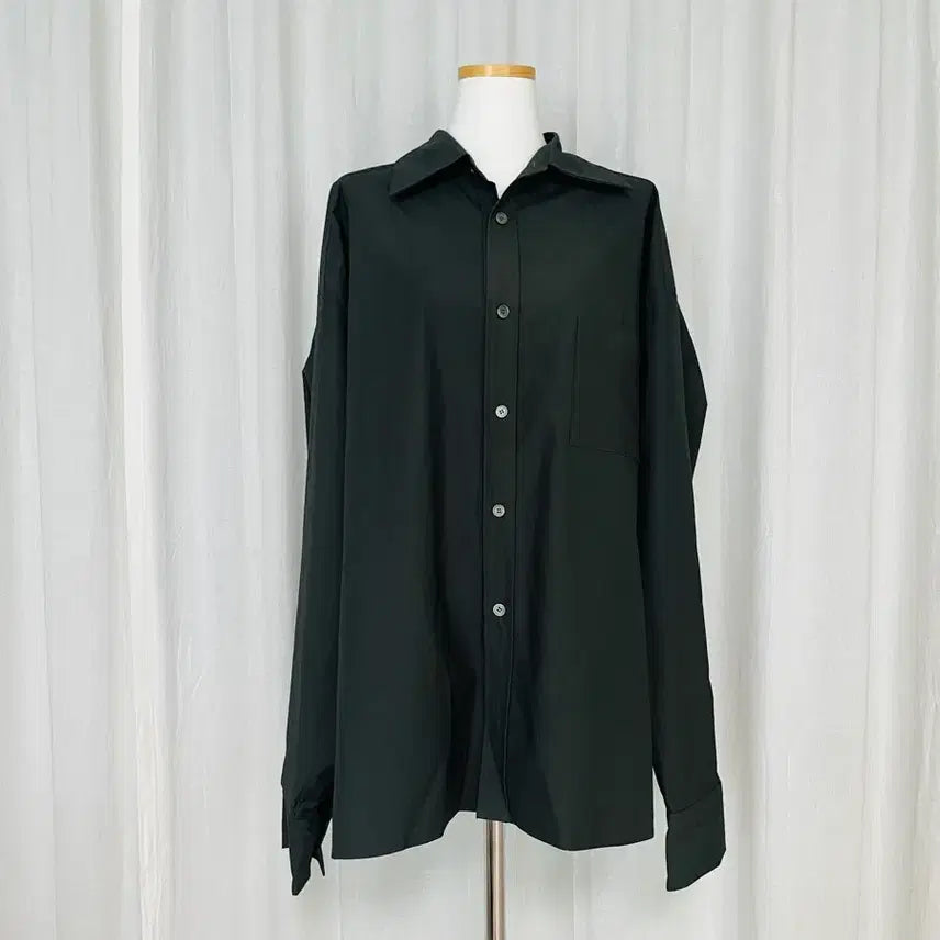 [BUNJANG] Unisex Oversized Khaki Shirt / (새상품) 큰사이즈 카키셔츠/공용