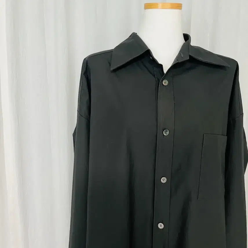 [BUNJANG] Unisex Oversized Khaki Shirt / (새상품) 큰사이즈 카키셔츠/공용