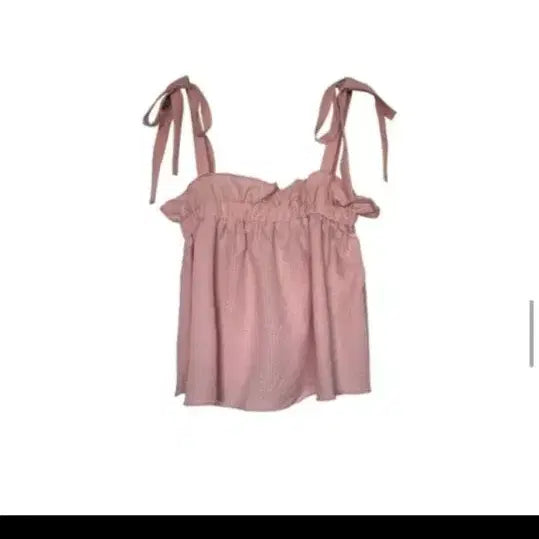 [BUNJANG] Kimahop Pastel Shoulder Tied Top / 김아홉 나시 pastel shoulder tied top