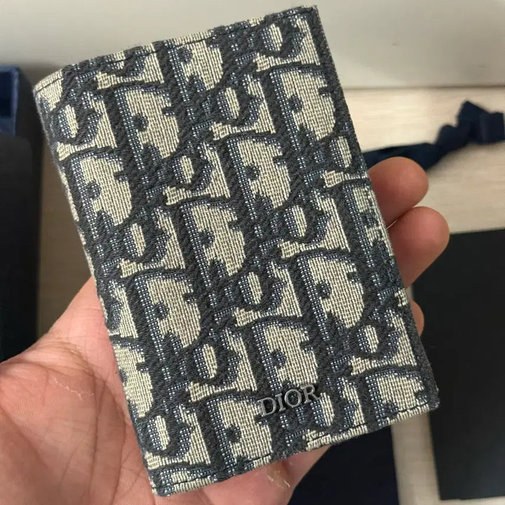 [SOLD OUT] [풀구성] 디올 오블리크 카드지갑 오거나이저 베이지