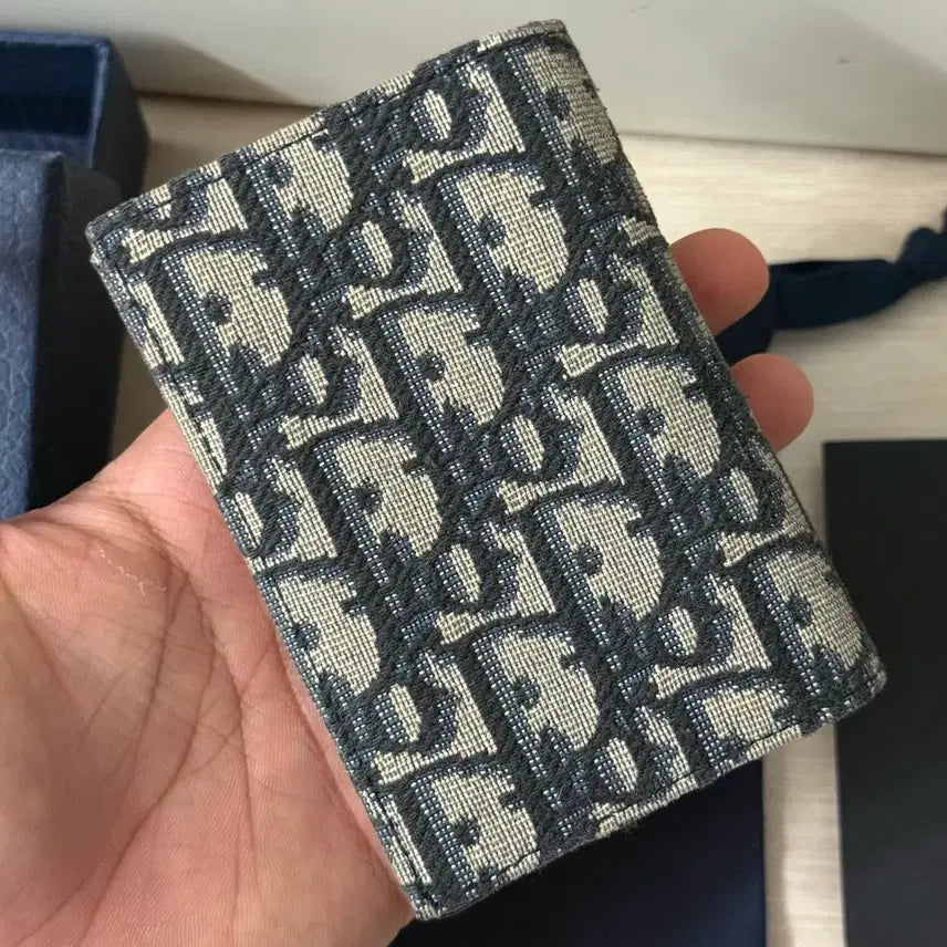 [SOLD OUT] [풀구성] 디올 오블리크 카드지갑 오거나이저 베이지
