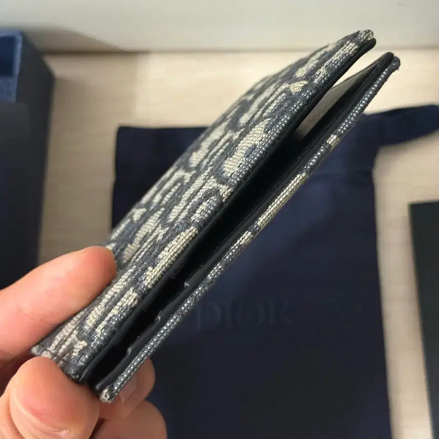 [SOLD OUT] [풀구성] 디올 오블리크 카드지갑 오거나이저 베이지
