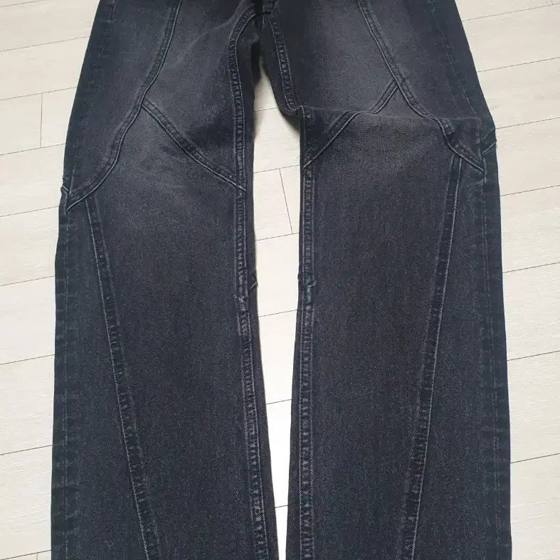 [BUNJANG] Piece Worker Black Denim Pants M28 / PIECE WORKER 블랙진바지M28 새상품