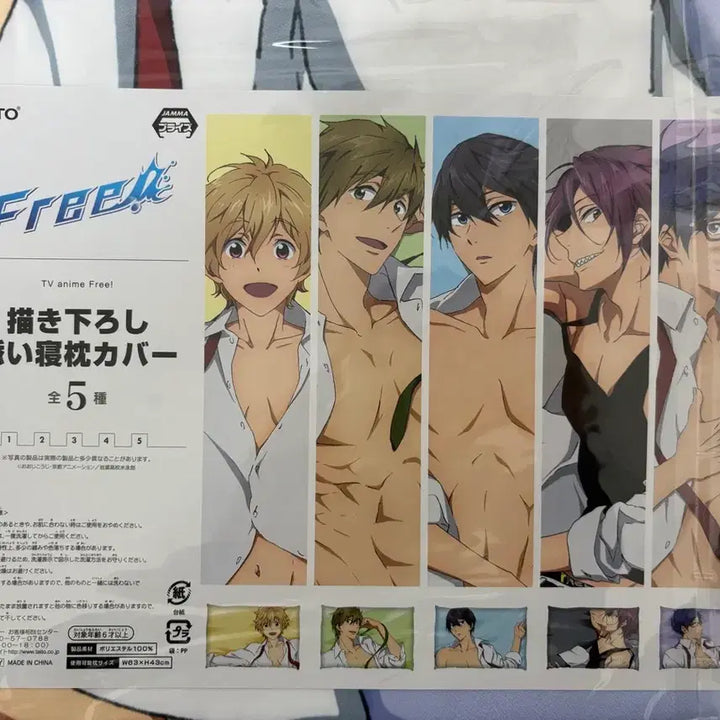 [BUNJANG] Free! Ryugazaki Rei Pillow Cover (Sealed) / 프리 free! 류가자키 레이 베개 커버 미개봉