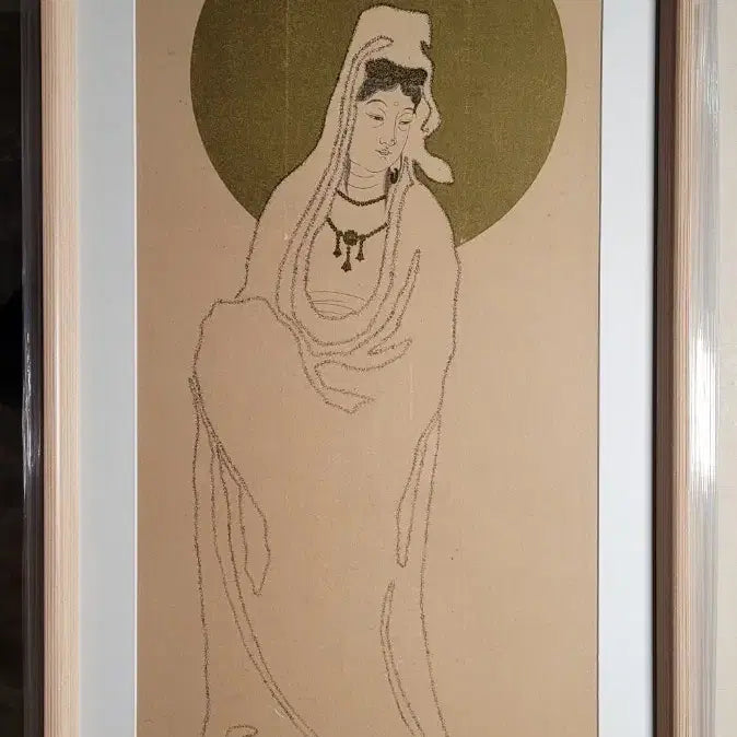[BUNJANG] Seokga Yeonsangdo Buddha Painting Framed Art / 수월관음도 불화 부처님 그림액자