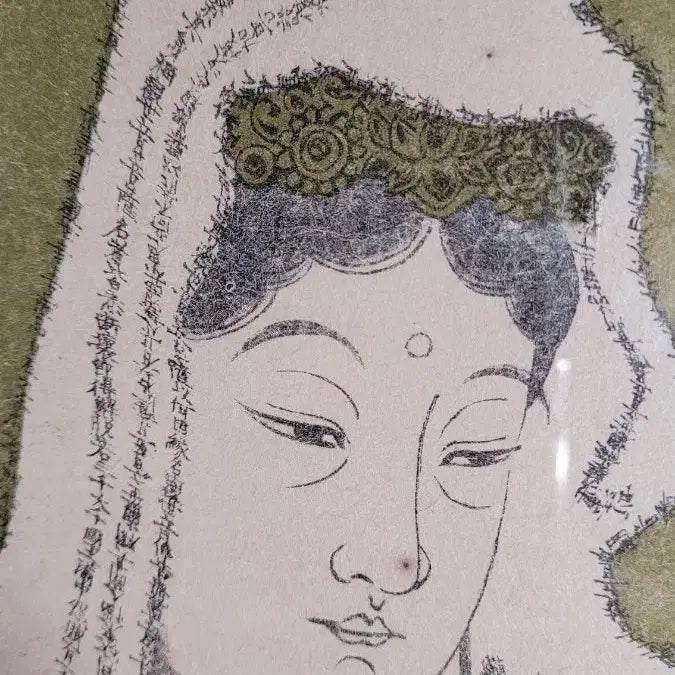 [BUNJANG] Seokga Yeonsangdo Buddha Painting Framed Art / 수월관음도 불화 부처님 그림액자