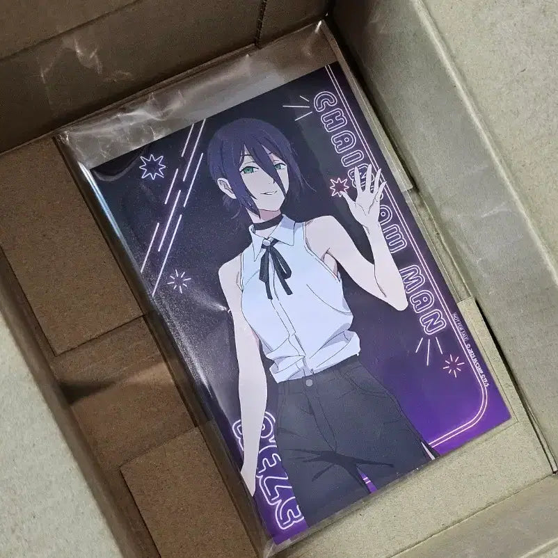 [BUNJANG] Chainsaw Man Reze Animate Neon Postcard / 체인소맨 레제 애니메이트 특전 네온 엽서