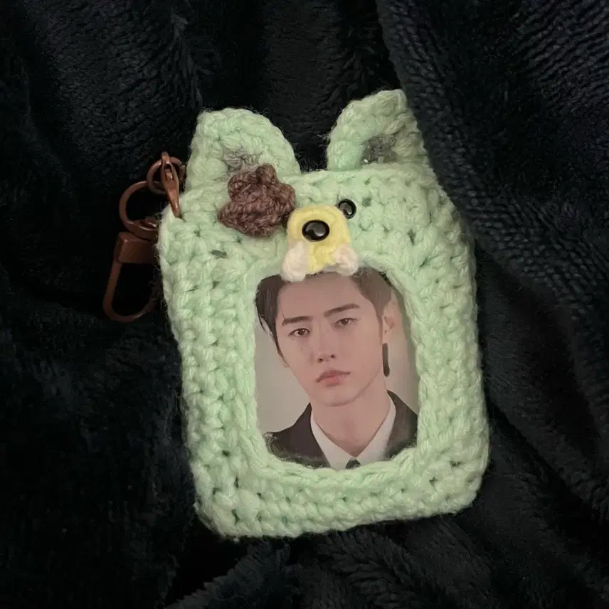 [SOLD OUT] 엔하이픈 뱀부부 성훈 버전 뜨개 증사 홀더