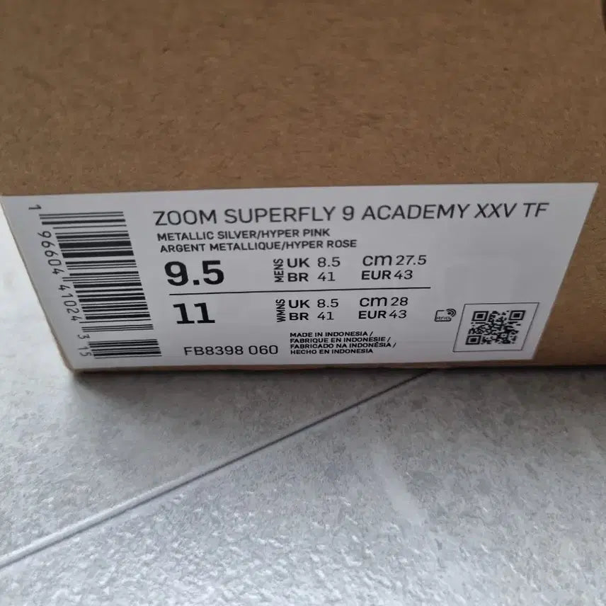 [BUNJANG] Nike Mercurial Superfly 9 Academy TF 275mm / 나이키 머큐리얼 슈퍼플라이 9 아카데미 TF 275mm