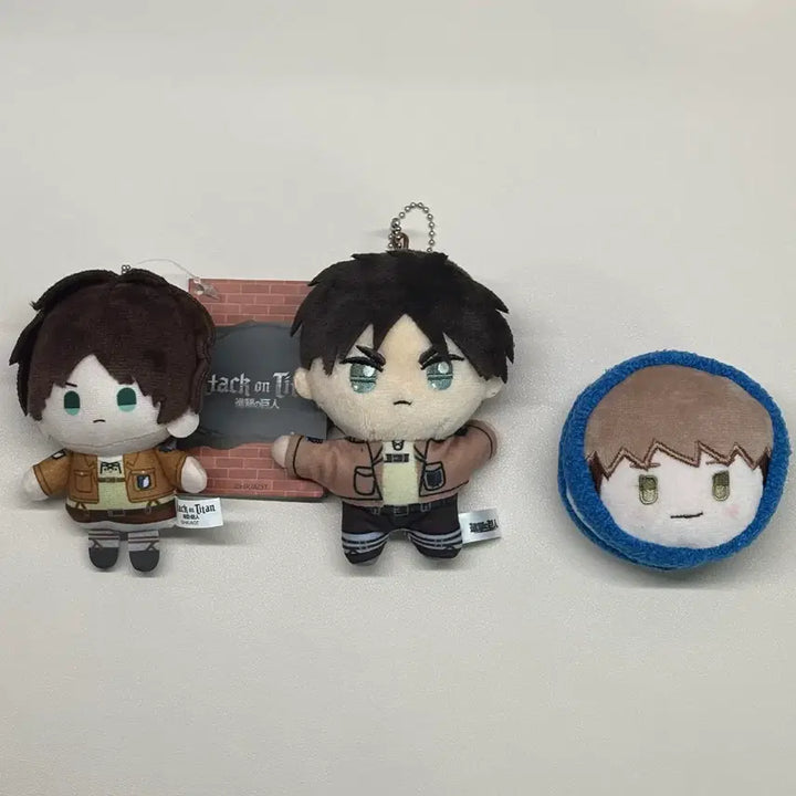 [BUNJANG] Attack on Titan Eren Mascot Doll Keychain "Nuui" Bundle / [공식] 진격의거인 에렌 마스코트 인형 키링 누이 일괄