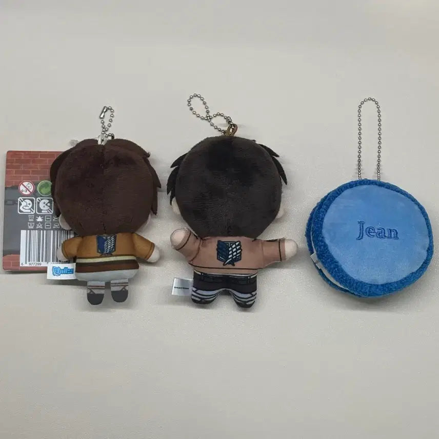 [BUNJANG] Attack on Titan Eren Mascot Doll Keychain "Nuui" Bundle / [공식] 진격의거인 에렌 마스코트 인형 키링 누이 일괄