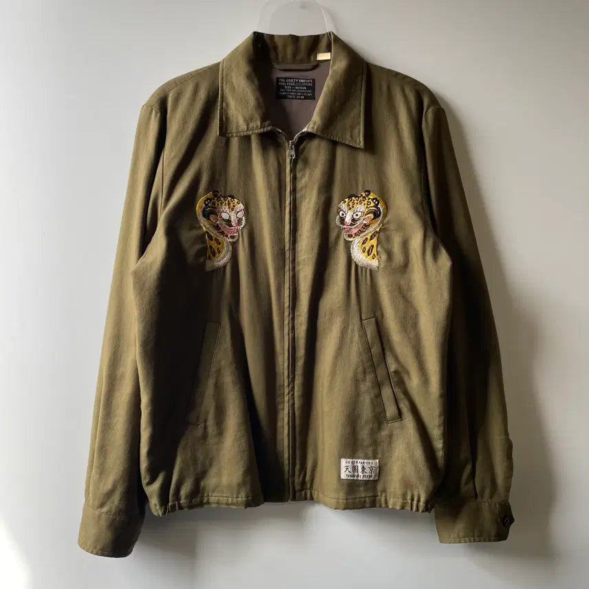 [BUNJANG] Wacko Maria Tiger Head Souvenir Jacket / 와코마리아 타이거 헤드 베트남자켓