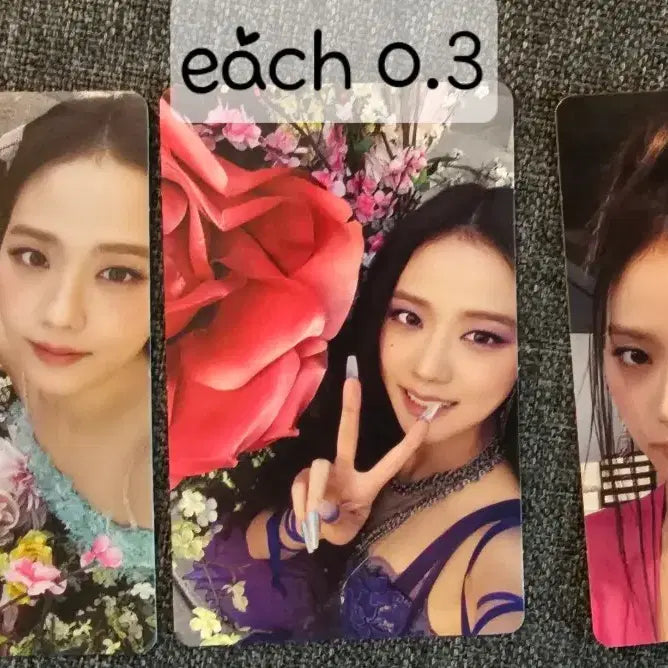 [BUNJANG] BLACKPINK Jisoo Me Solo Album Photocard Set / 블랙핑크 지수 꽃 me 솔로 앨범 포카