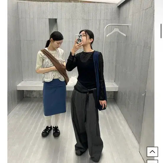 [BUNJANG] Marrow Stripe Bag Navy / 뮤로우 스트라이프백 네이비(새상품)