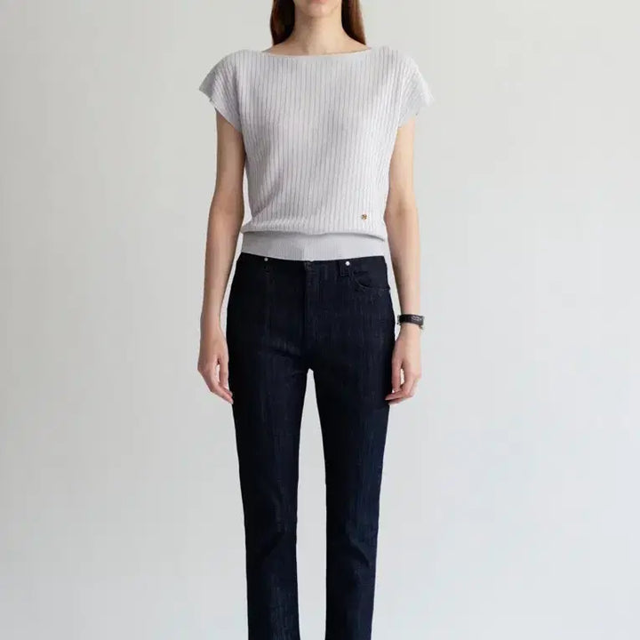 [BUNJANG] TOWAVASE NOVE Linen Summer Knit Top (Lavender) / 토와브 NOVE LINEN 여름 니트(라벤더)