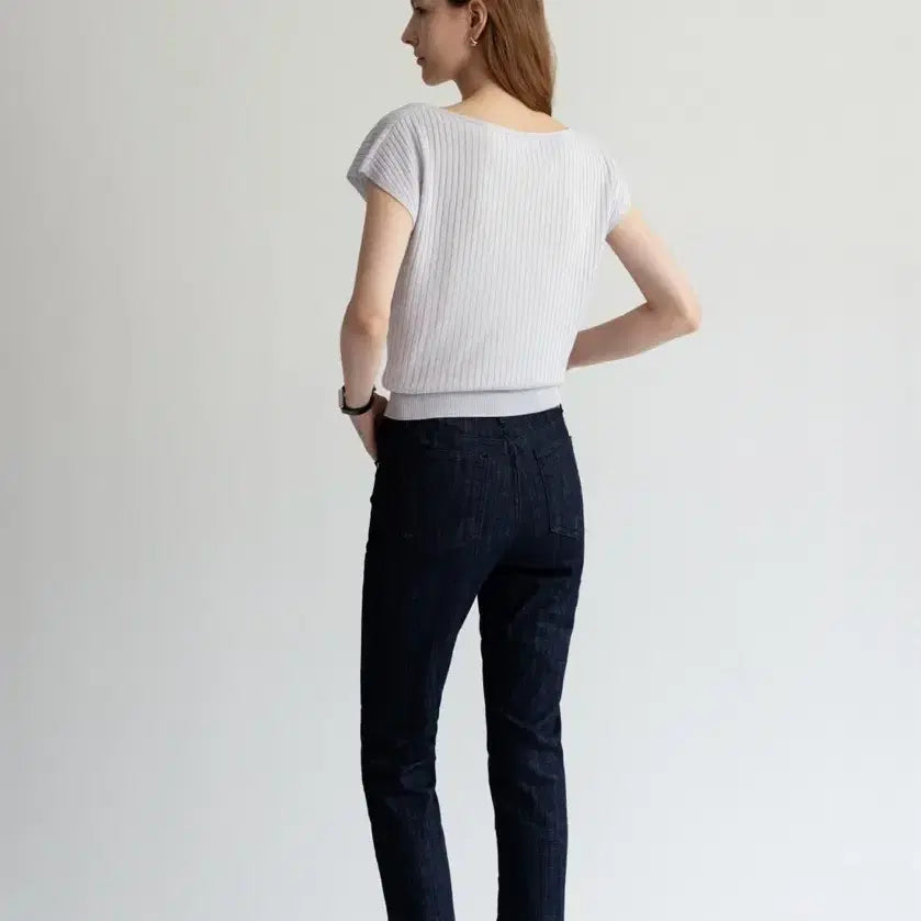 [BUNJANG] TOWAVASE NOVE Linen Summer Knit Top (Lavender) / 토와브 NOVE LINEN 여름 니트(라벤더)