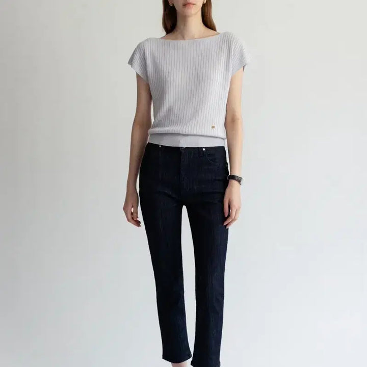 [BUNJANG] TOWAVASE NOVE Linen Summer Knit Top (Lavender) / 토와브 NOVE LINEN 여름 니트(라벤더)