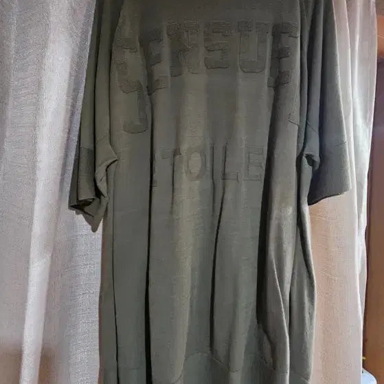 [BUNJANG] System Long Knit Tee / 시스템 반팔 롱니트티