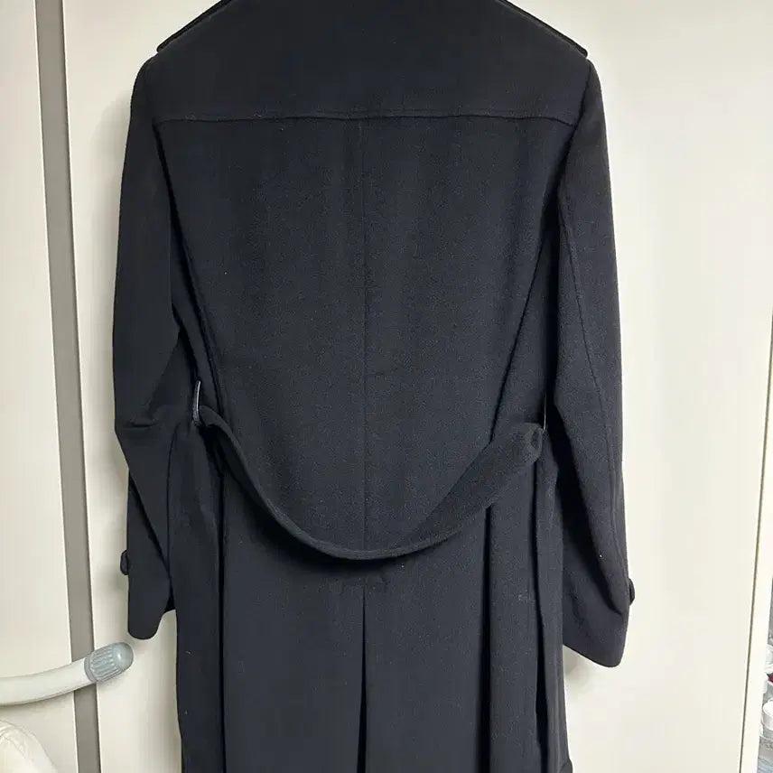 [BUNJANG] Christian Lacroix Homme Cashmere Blend Double Coat (Black, Size 48) / 크리스찬 라크르와 옴므 캐시미어 혼방 더블 코트 (블랙 / 48사이즈)