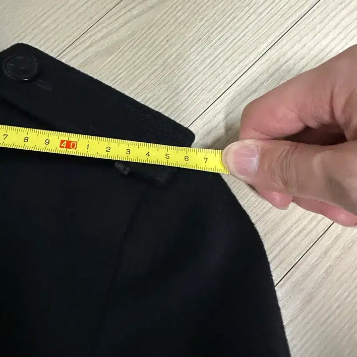 [BUNJANG] Christian Lacroix Homme Cashmere Blend Double Coat (Black, Size 48) / 크리스찬 라크르와 옴므 캐시미어 혼방 더블 코트 (블랙 / 48사이즈)