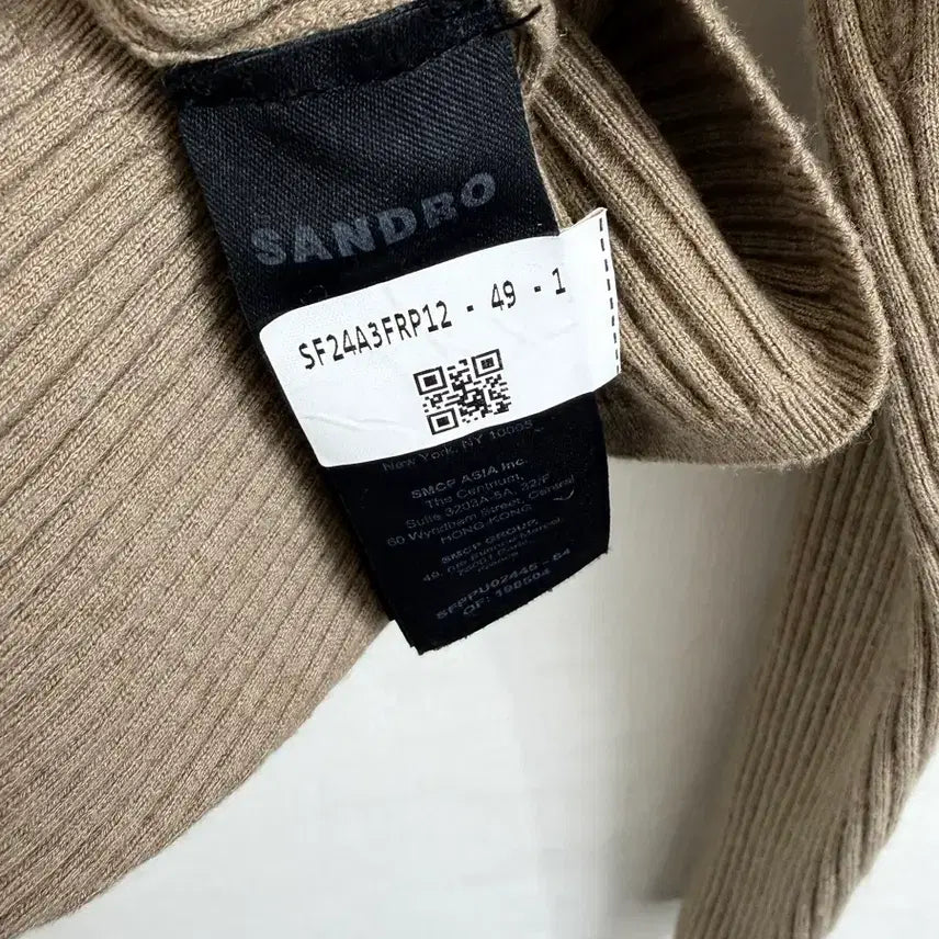 [SOLD OUT] 산드로 골지 니트 24fw