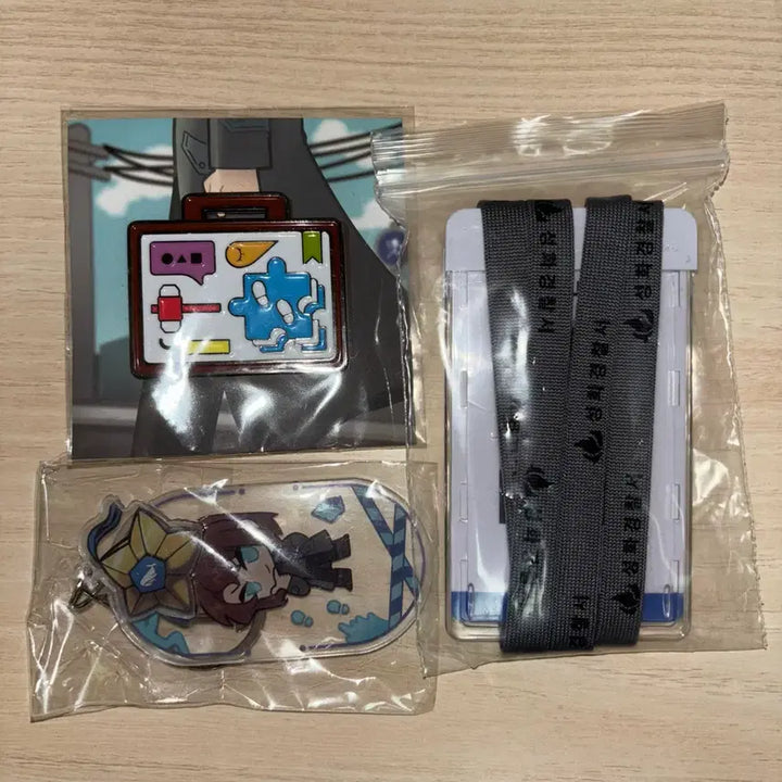 [BUNJANG] Sleepground Detective Academy Acrylic Keyring, Badge / 잠뜰 미수반 공무원증, 아크릴키링, 뱃지 양도