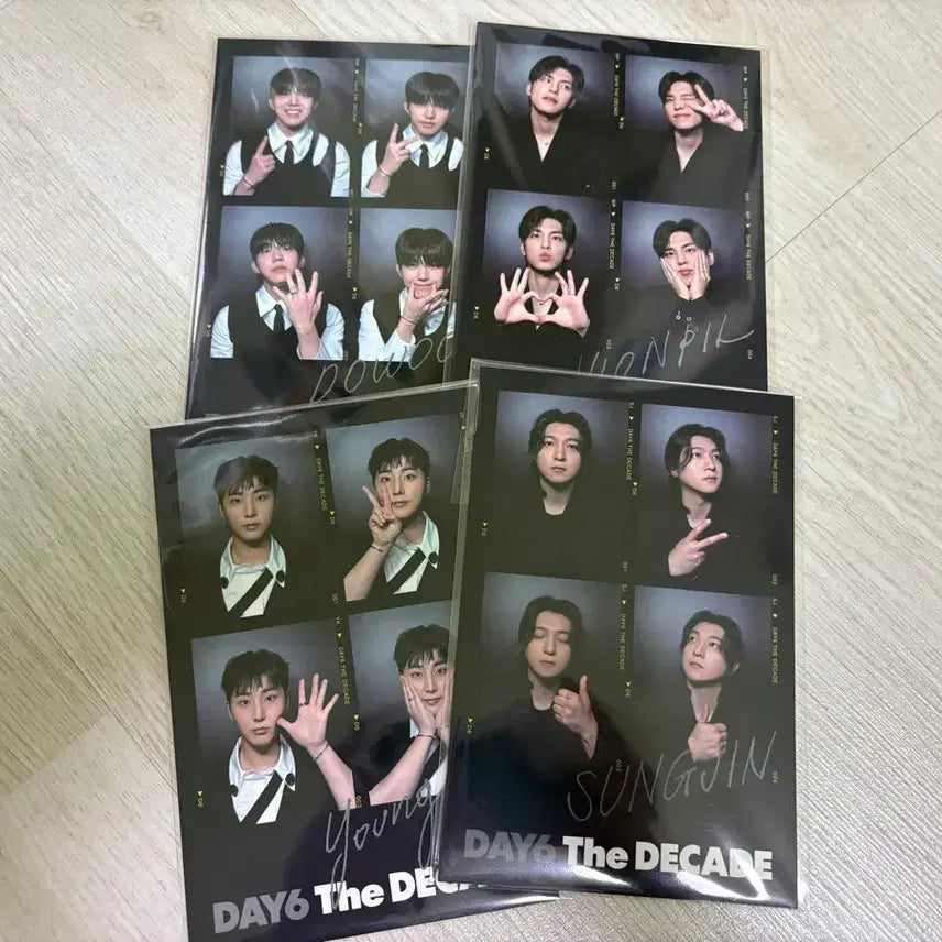 [BUNJANG] Day6 Four-Cut Photo Bundle Set / 데이식스 네컷 일괄