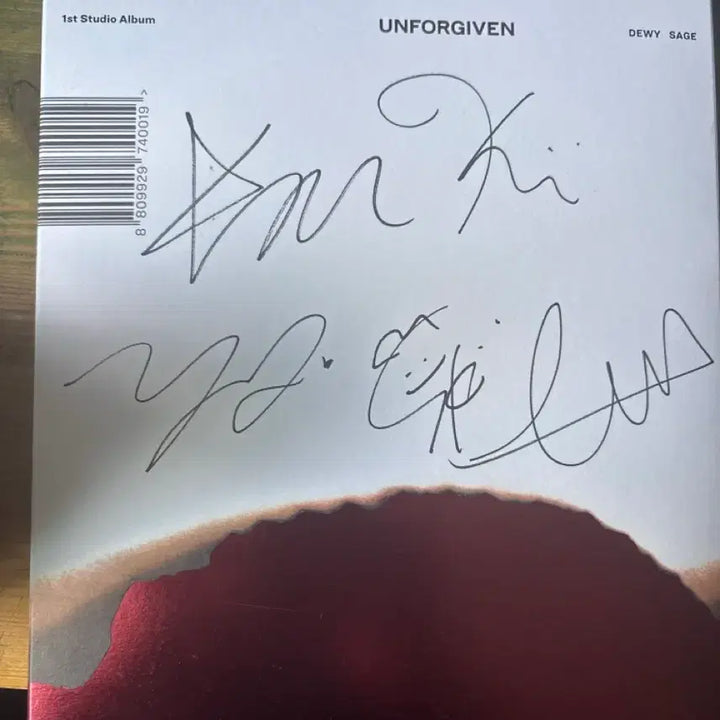 [BUNJANG] LE SSERAFIM UNFORGIVEN Album Signed / 르세라핌 UNFORGIVEN 앨범 전체 손필싸인 급처