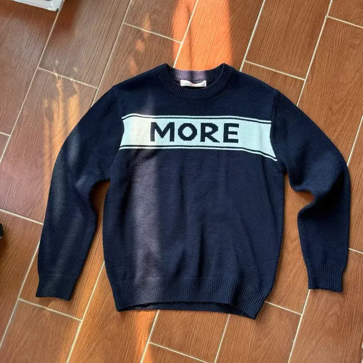 [BUNJANG] 8 Seconds MORE Knit Sweater Navy / [에잇세컨즈] MORE 니트 스웨터
