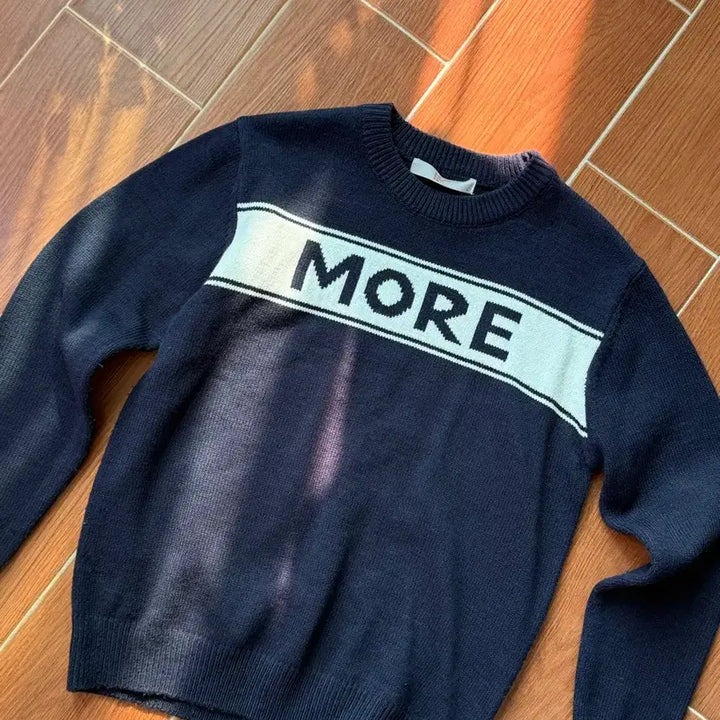 [BUNJANG] 8 Seconds MORE Knit Sweater Navy / [에잇세컨즈] MORE 니트 스웨터