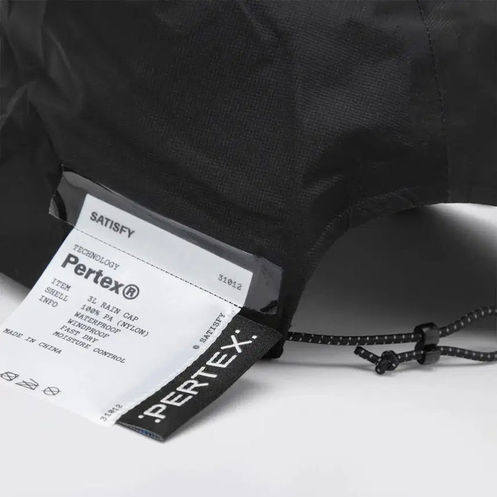 [BUNJANG] Satisfy Pertex 3L Trail Cap Black / (정품) 새티스파이 퍼텍스 3L 트레일 캡 블랙